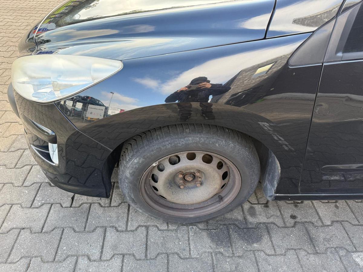 Peugeot 308 I original Kotflügel links KTV Schwarz Perla Nera BJ09